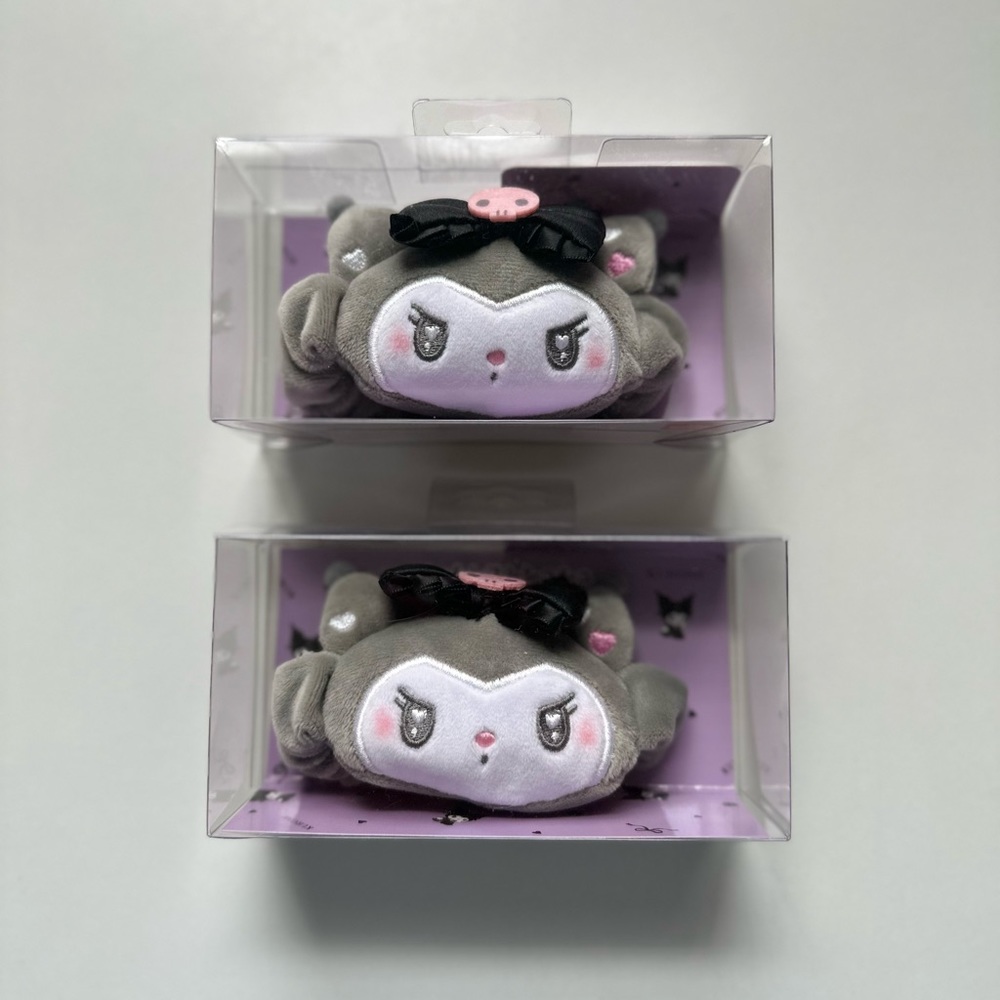 Sanrio Kuromi scrunchie lot of 2